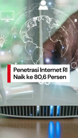 Video Data APJII: Pengguna Internet di RI Capai 229 Juta Penduduk