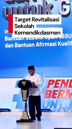 Video: Kemendikdasmen Targetkan Revitalisasi 13 Ribu Sekolah Tahun Ini