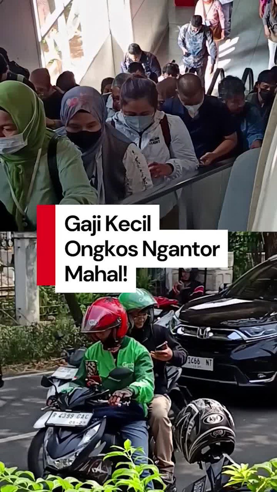 Video: Jerit Pekerja Jakarta Pulang Pergi Kantor Tercekik Ongkos