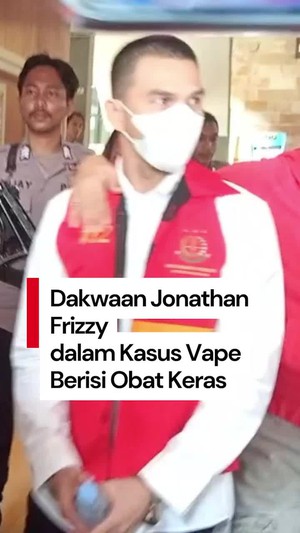 Video: Jonathan Frizzy Didakwa UU Kesehatan Terkait Kasus Vape Obat Keras