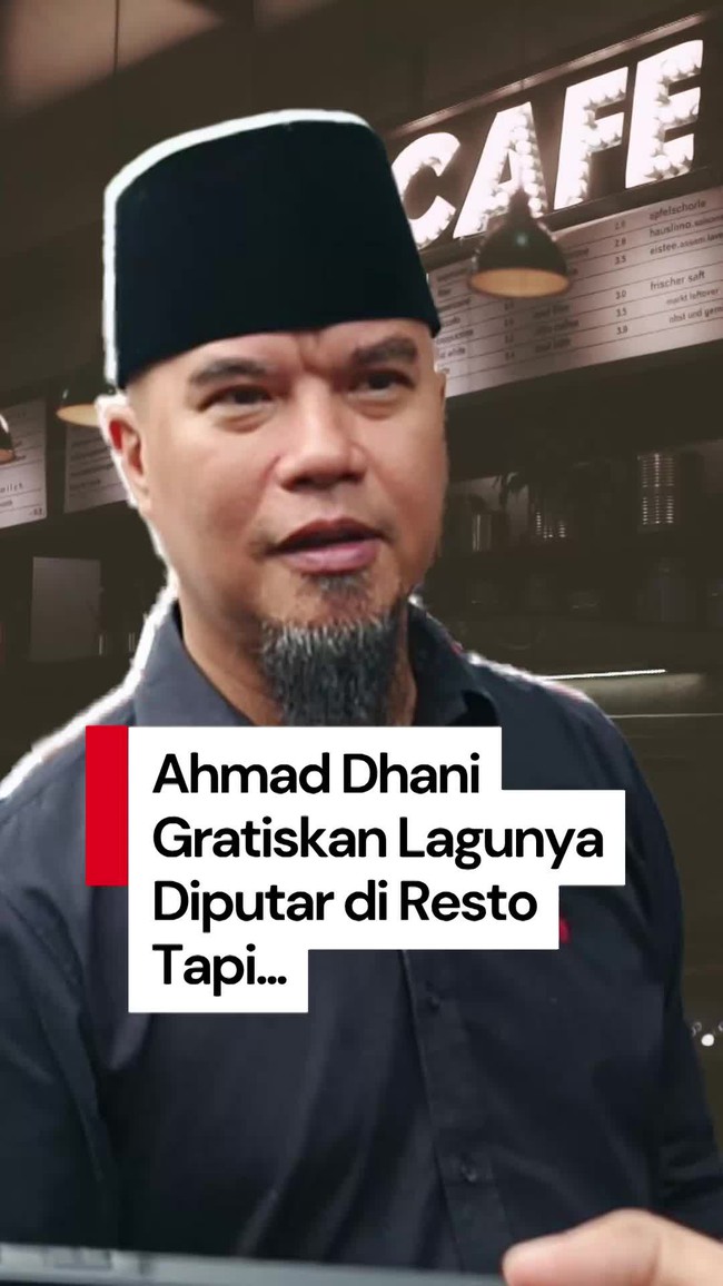 Video: Ahmad Dhani Gratiskan Resto-Kafe yang Ingin Putar Lagu Dewa 19