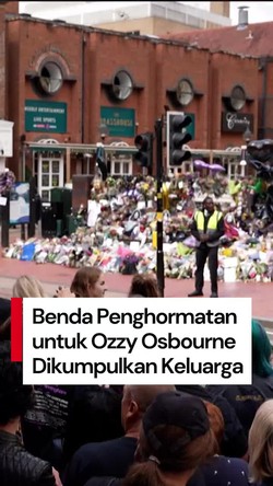 Video: Benda-benda Penghormatan untuk Ozzy Osbourne Akan Dikirim ke Keluarga