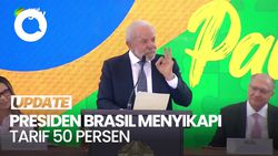 Video: Dikenakan Tarif 50%, Presiden Brasil Ogah Telepon Trump