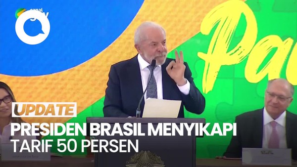 Video: Dikenakan Tarif 50%, Presiden Brasil Ogah Telepon Trump