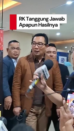 Video Ridwan Kamil Siap Tanggung Jawab Apapun Hasil Tes DNA