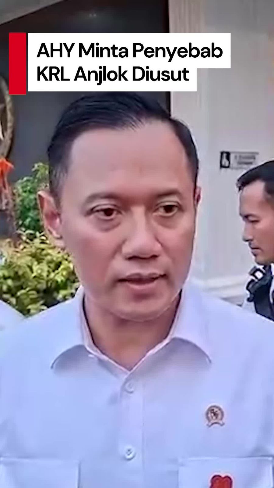 Video: AHY Minta Menhub Investigasi Penyebab KRL Anjlok 