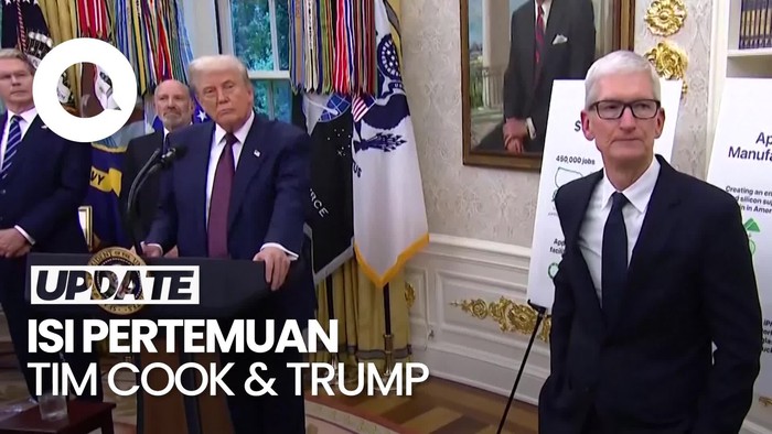 Video Janji-janji Manis CEO Apple Tim Cook kepada Trump