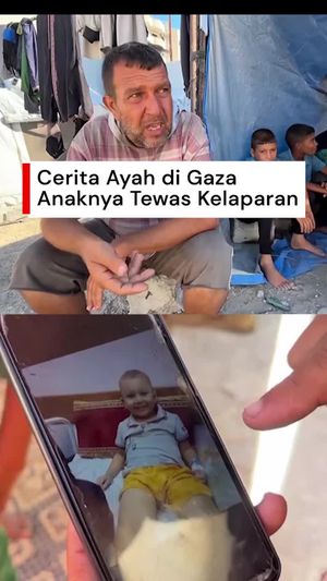 Video: Cerita Miris Ayah di Gaza, Anaknya Tewas Karena Kelaparan