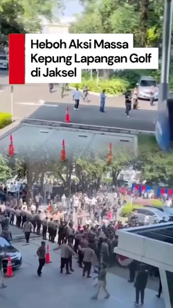 Video: Viral Massa Kepung Lapangan Golf di Jaksel, Singgung soal Ahli Waris