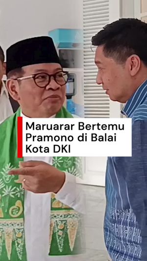 Video: Bertemu di Balai Kota, Maruarar Beri Hormat dan Sebut Pramono Senior