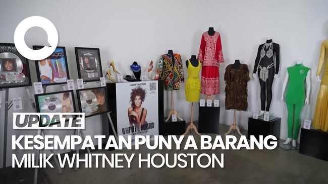 Video: Koleksi Whitney Houston Siap Dilelang, Ada Gaun-Mesin Slot Eksklusif Video: Koleksi Whitney Houston Siap Dilelang, Ada Gaun-Mesin Slot Eksklusif
