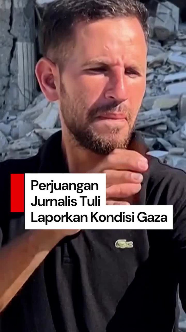 Video: Perjuangan Jurnalis Tuli Suarakan Kondisi Gaza