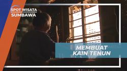 Membuat Kain Tenun Tradisional dengan Motif Khas Sumbawa  