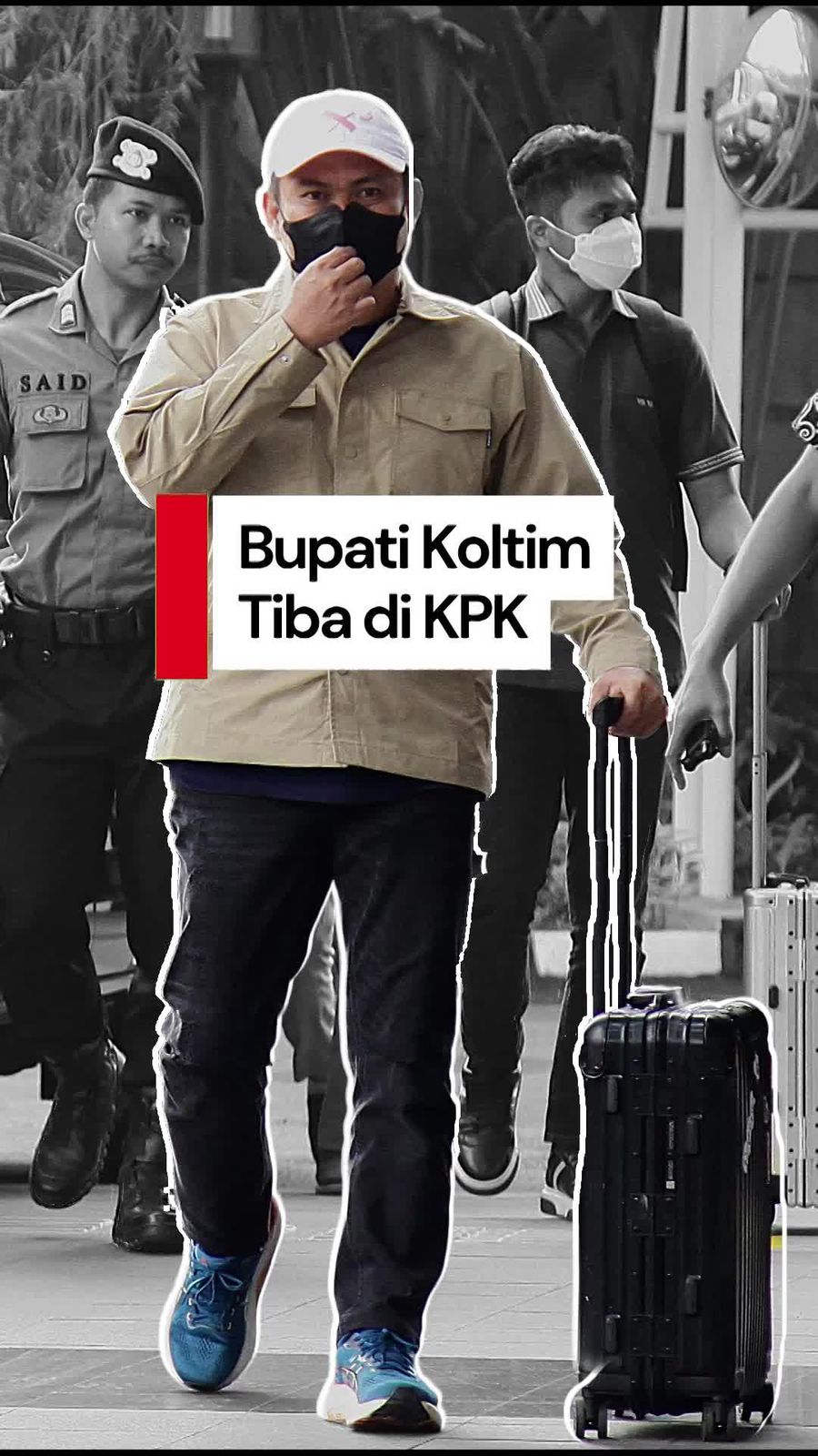 Video: Bupati Koltim Abdul Azis Tiba di KPK Usai Ditangkap di Sulsel
