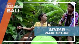 Menikmati Sensasi Berkeliling Menggunakan Becak di Bali  