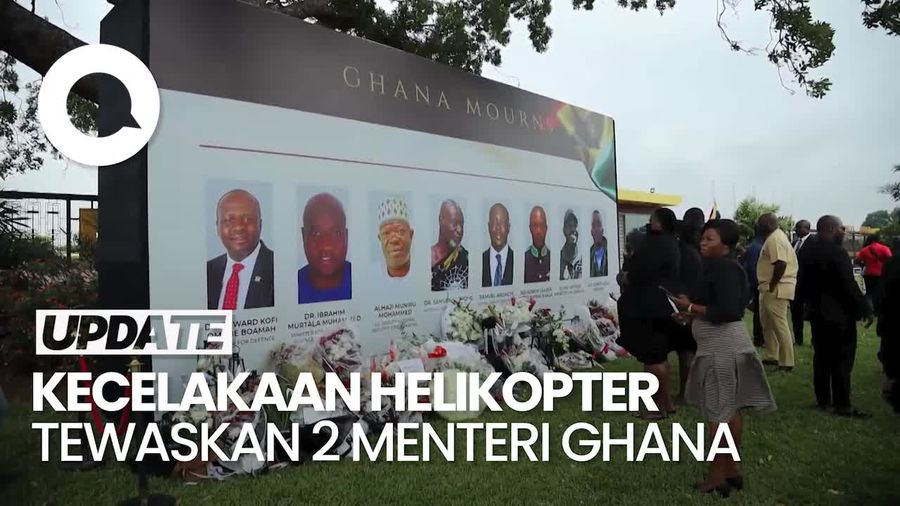 Video Presiden Ghana Bentuk Timsus, Usut Kecelakaan Heli Tewaskan 2 Menteri