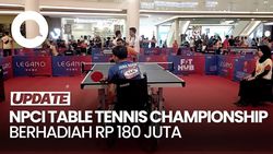 Video: NPCI Table Tennis Championship 2025 Dimulai, Total Hadiah Rp 180 Juta