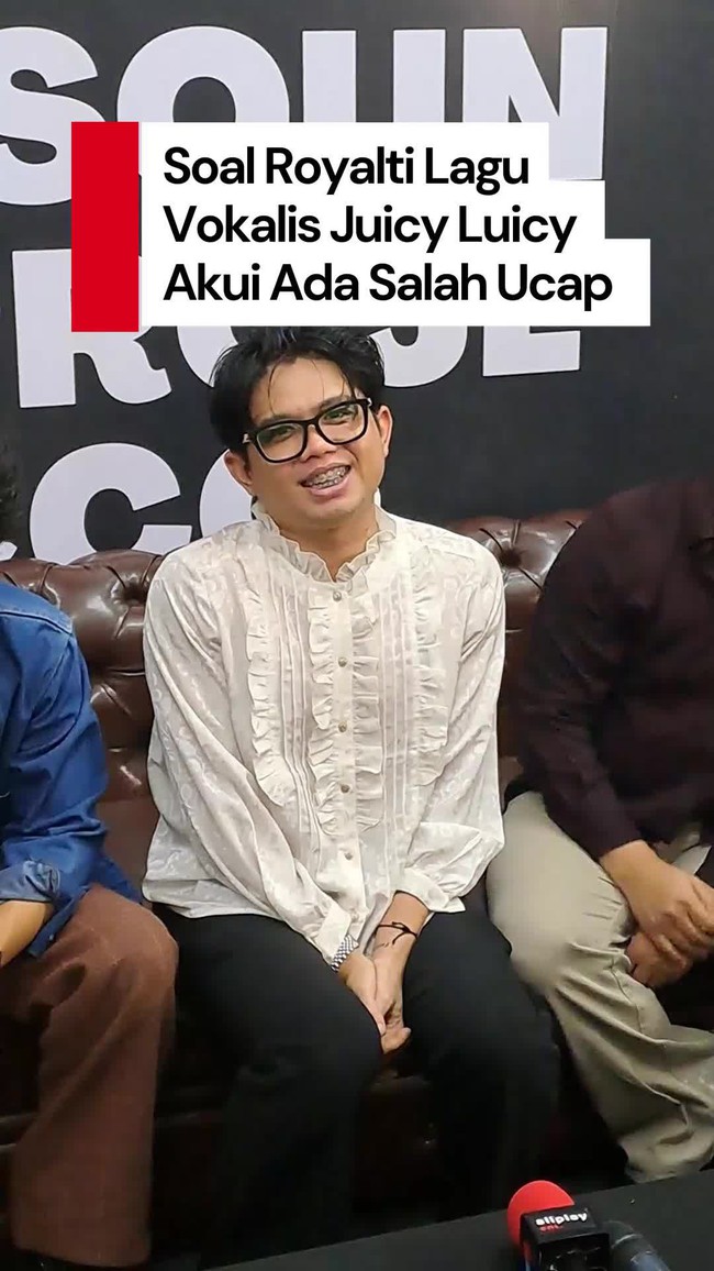 Video Klarifikasi Vokalis Juicy Luicy soal Royalti Lagu di Kafe & Restoran Video Klarifikasi Vokalis Juicy Luicy soal Royalti Lagu di Kafe & Restoran