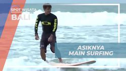 Menikmati Asiknya Main Surfing di Pantai Kuta, Bali Bersama Artis  