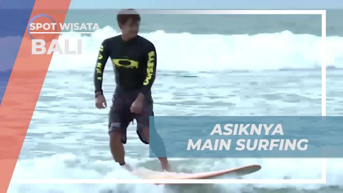 Menikmati Asiknya Main Surfing di Pantai Kuta, Bali Bersama Artis  