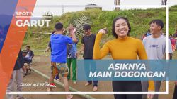 Menikmati Keseruan Bermain Dogongan Bersama Pemuda di Kampung Belanda, Garut  
