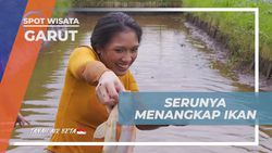 Menikmati Serunya Menangkap Ikan di Kampung Belanda, Garut  