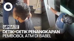 Video Penangkapan Pembobol ATM di Babel, Pelaku Ternyata Kecanduan Judol