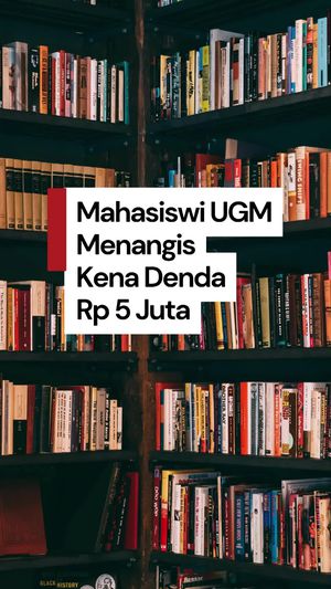 Video: Tangis Mahasiswi UGM Didenda Rp 5 Juta gegara Telat Kembalian Buku Perpus