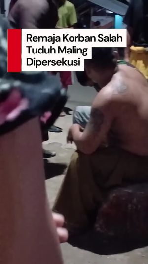 Video Viral Remaja Sukabumi Korban Salah Tuduh Maling Motor Diikat-Dipukuli