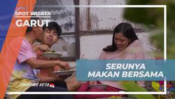 Merasakan Serunya Makan Bersama Warga Kampung Belanda, Garut  