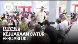 Video: Percasi DKI Gelar Kejuaraan Catur, Diikuti Veteran hingga Anak-anak