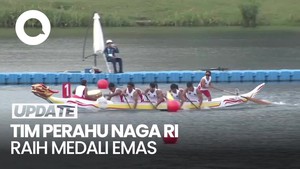 Video: Top! Tim Perahu Naga Indonesia Raih Medali Emas di World Games 2025