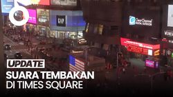 Video: Suara Tembakan Bikin Orang-orang di Times Square Berlarian