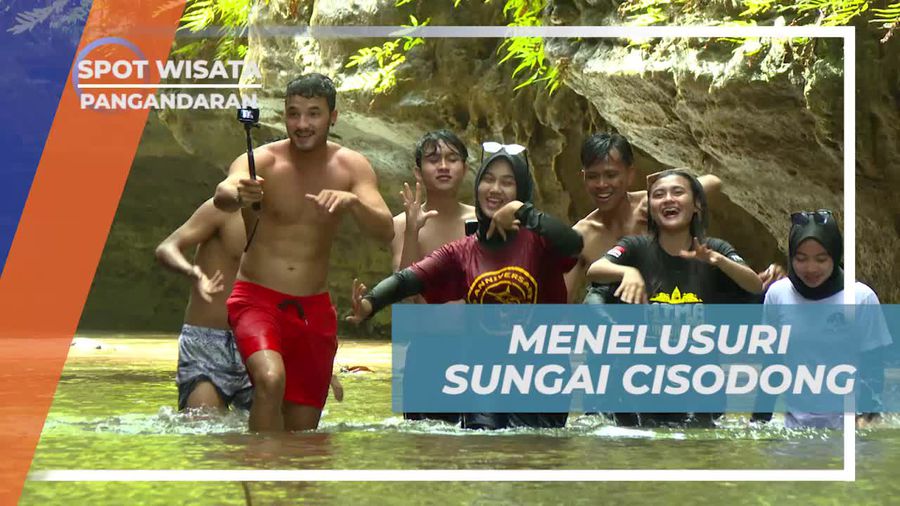Telusuri Keindahan Sungai Cisodong Bersama Selebriti, Pangandaran