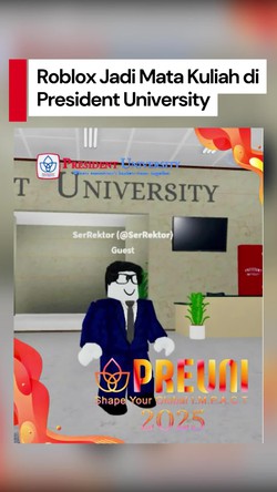 Video: Roblox Jadi Mata Kuliah di President University, Apa yang Dipelajari?