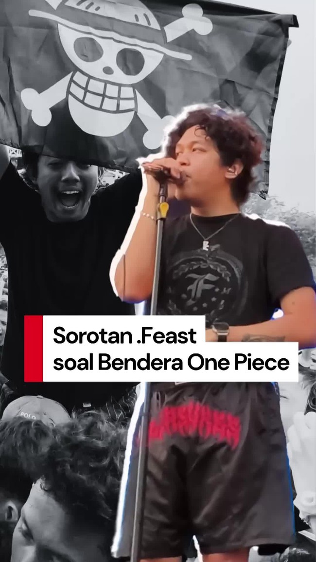 Video: Sentilan .Feast soal Viral Pengibaran Bendera One Piece