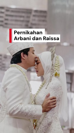 Video: Senyum Bahagia Arbani Yasiz dan Raissa Ramadhani yang Resmi Menikah