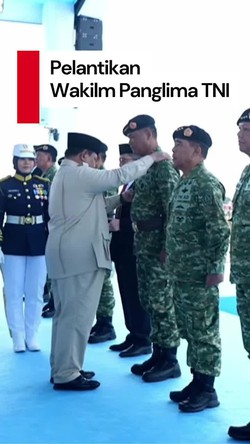 Video Momen Prabowo Lantik Jenderal Tandyo Budi Revita Jadi Wakil Panglima TNI