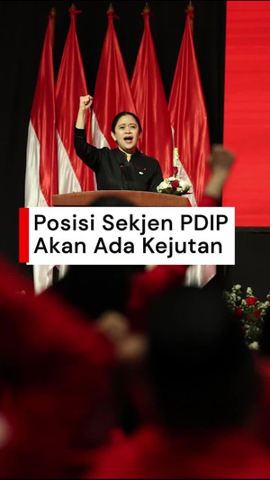 Video Puan Bilang Akan Ada Kejutan soal Posisi Sekjen PDIP