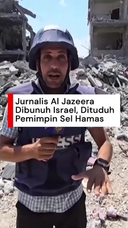 Video: Israel Bunuh Jurnalis Al Jazeera, Dituduh Pemimpin Sel Hamas