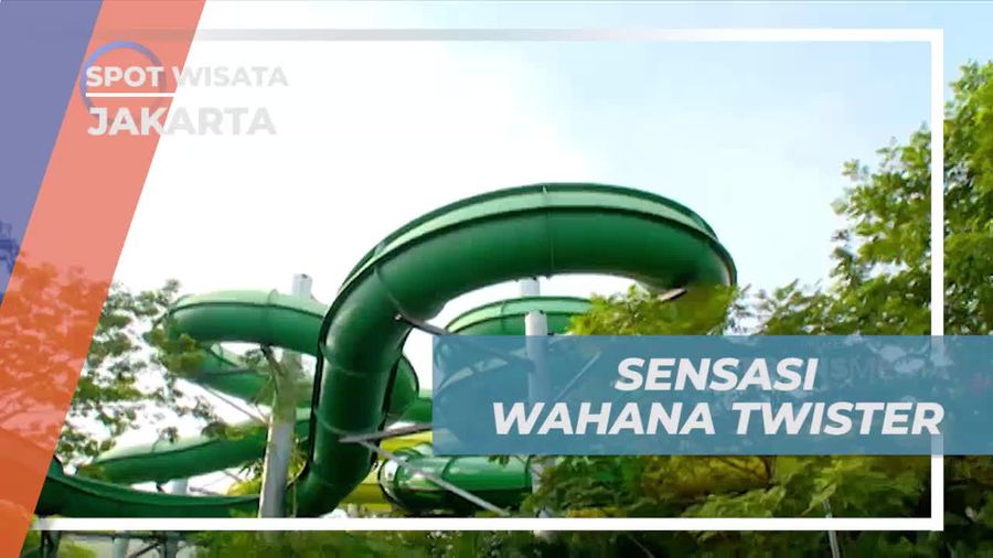 Mencoba Sensasi Wahana Twister yang Menantang, Jakarta