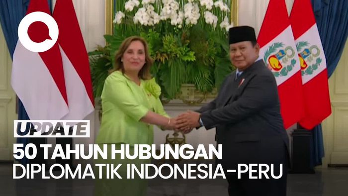 Video Prabowo ke Presiden Peru: Besok 50 Tahun Hubungan Diplomatik Kita