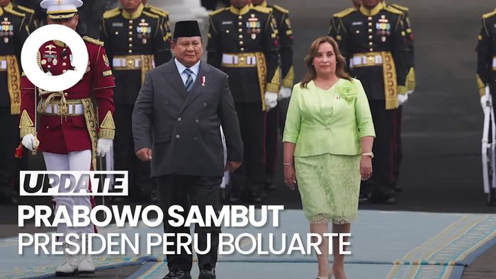 Video: Prabowo Sambut Kedatangan Presiden Peru Dina Boluarte di Istana Merdeka