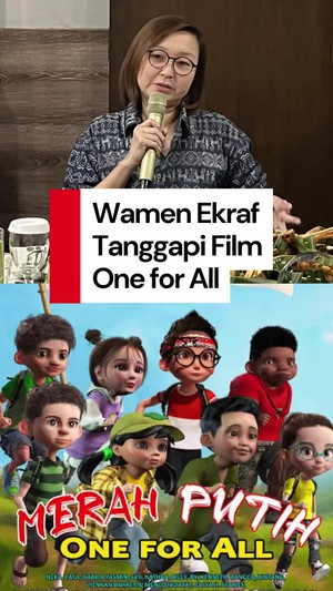 Video Bantahan Wamen Ekraf Danai Film Merah Putih: One for All