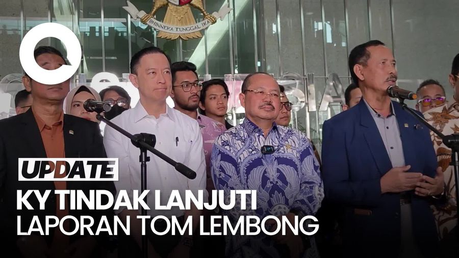 Video: Komisi Yudisial Bentuk Tim untuk Tangani Laporan Tom Lembong
