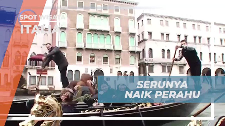Menikmati Serunya Naik Gondola di Venice, Italia