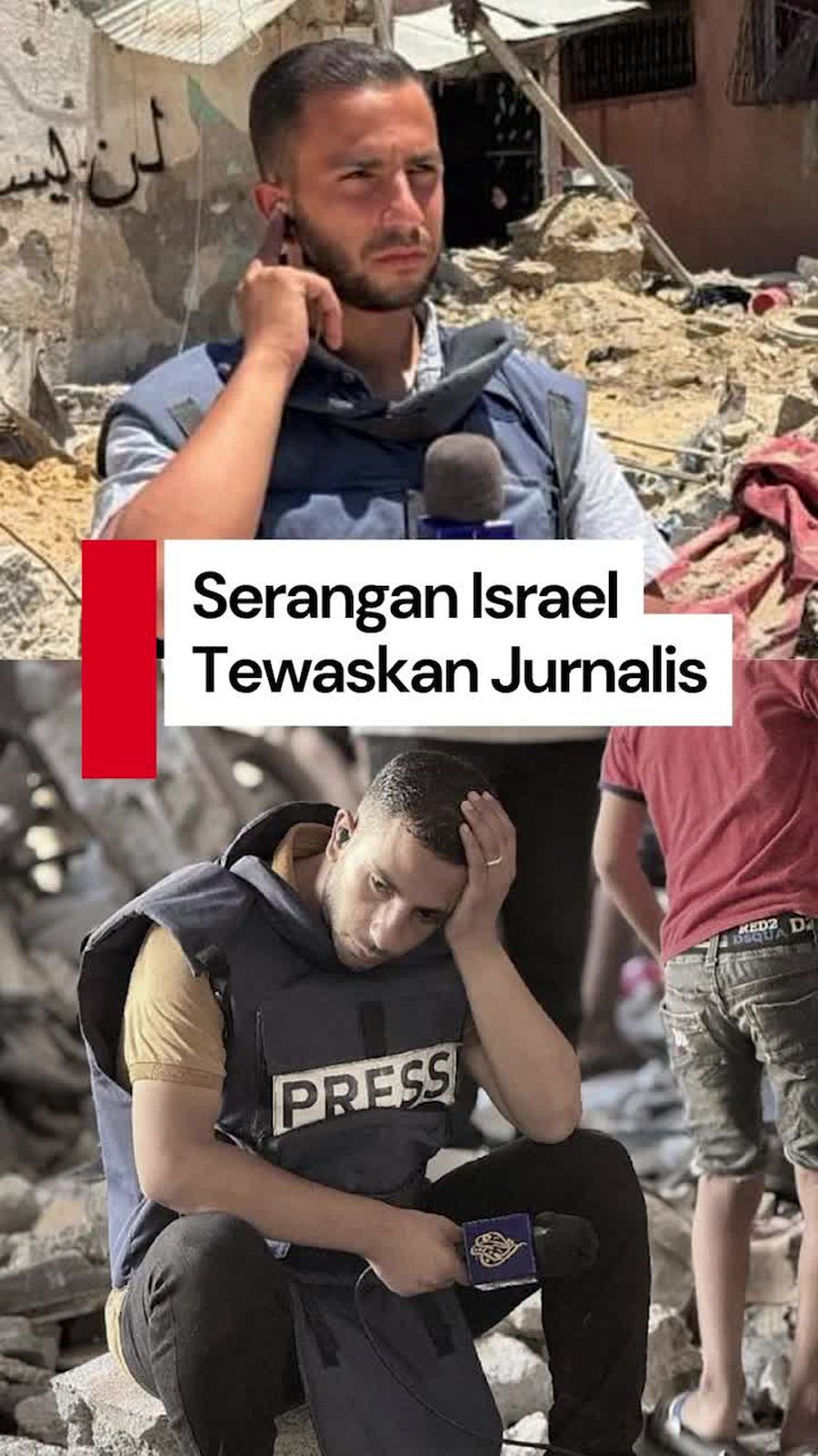 Video Serangan Israel Tewaskan Jurnalis, Tuding Korban Pemimpin Hamas