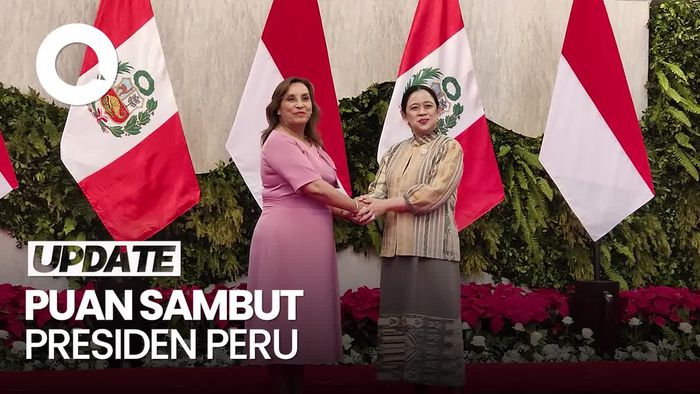 Video: Momen Puan Maharani Sambut Kedatangan Presiden Peru di DPR