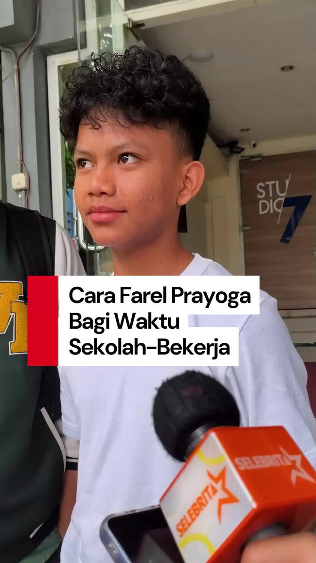 Video Farel Prayoga Imbangi Waktu Sekolah dan Bekerja