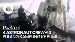 Video: Crew-10 Pulang ke Bumi, Para Astronaut Lakukan Penelitian Ini di ISS